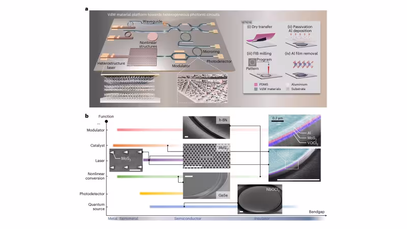 Figure from the paper “All-van der Waals microcavities for low-loss nonlinear photonics”: All-vdW microcavity photonics.