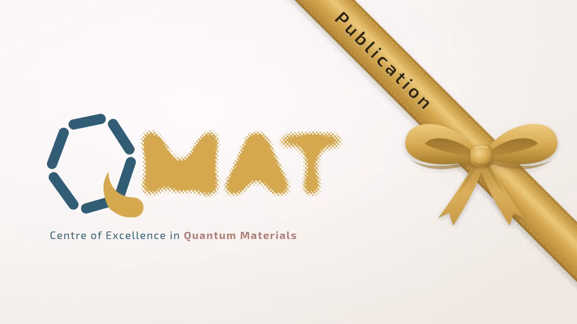QMAT logo with a Publication ribbon